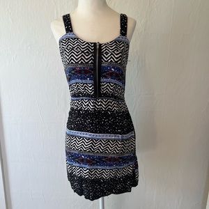 Aztec print dress